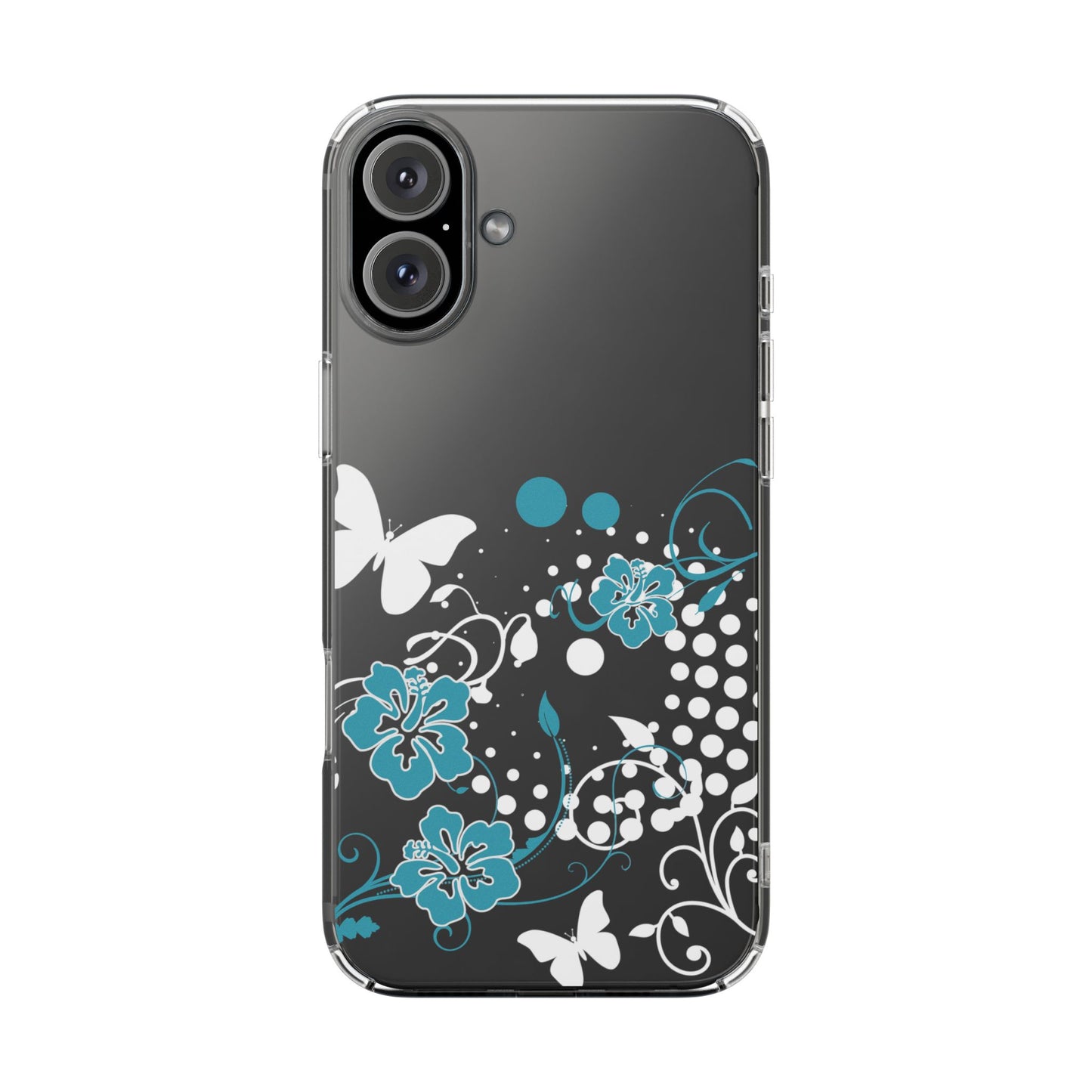 Ocean Bloom Clear Phone Case
