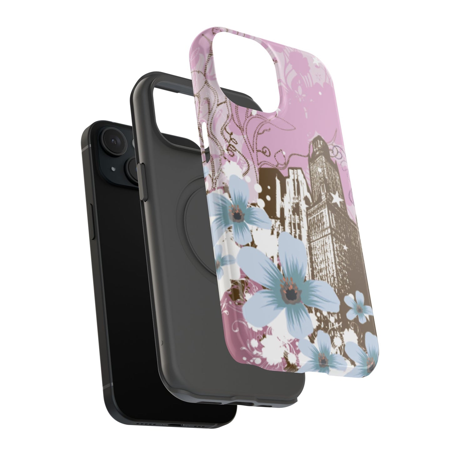 Purple City Tough iPhone Case