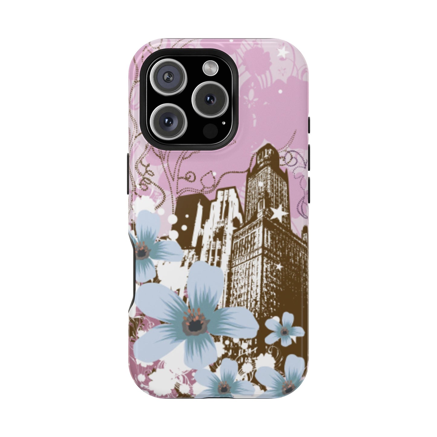 Purple City Tough iPhone Case