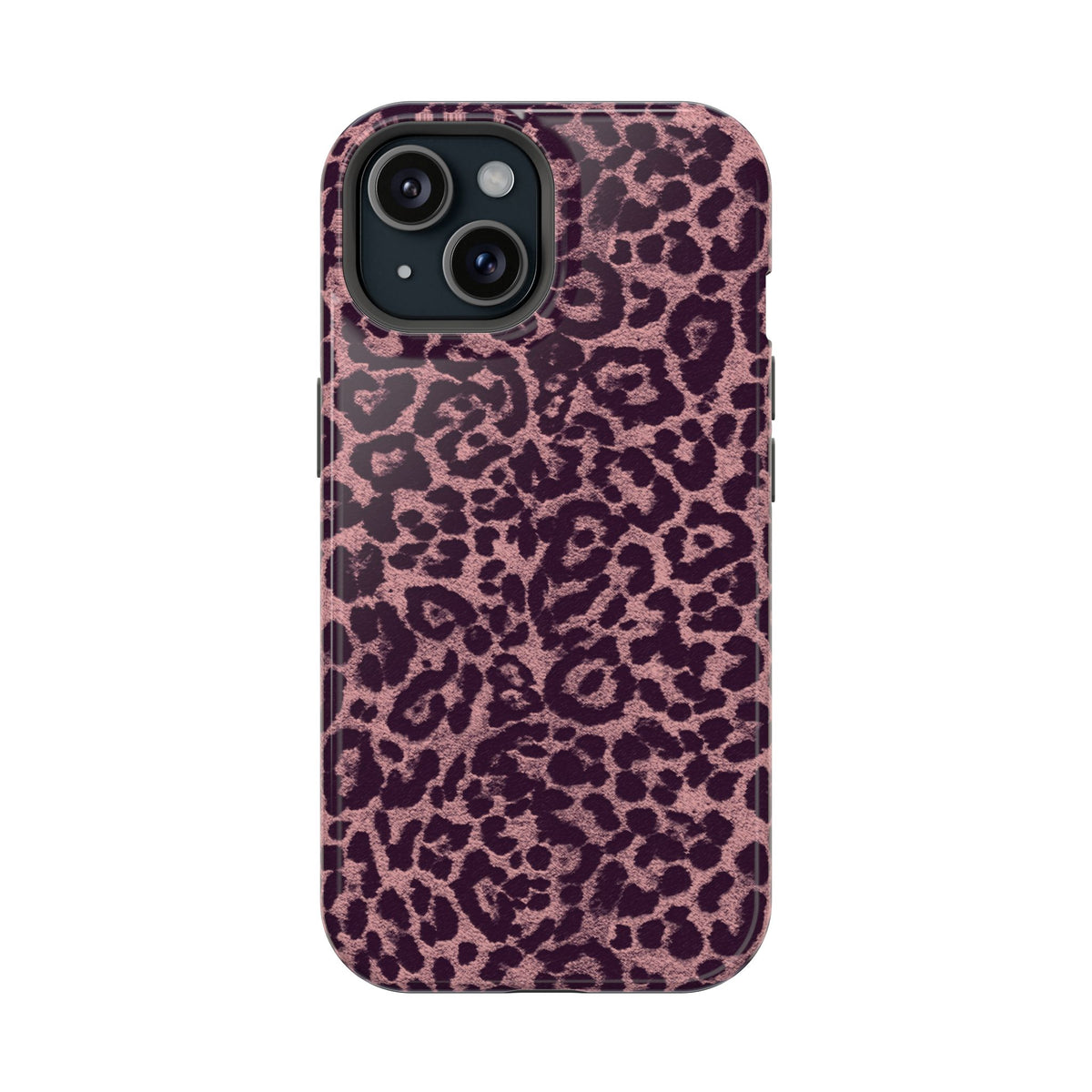 Purple Leopard MagSafe Tough iPhone Case