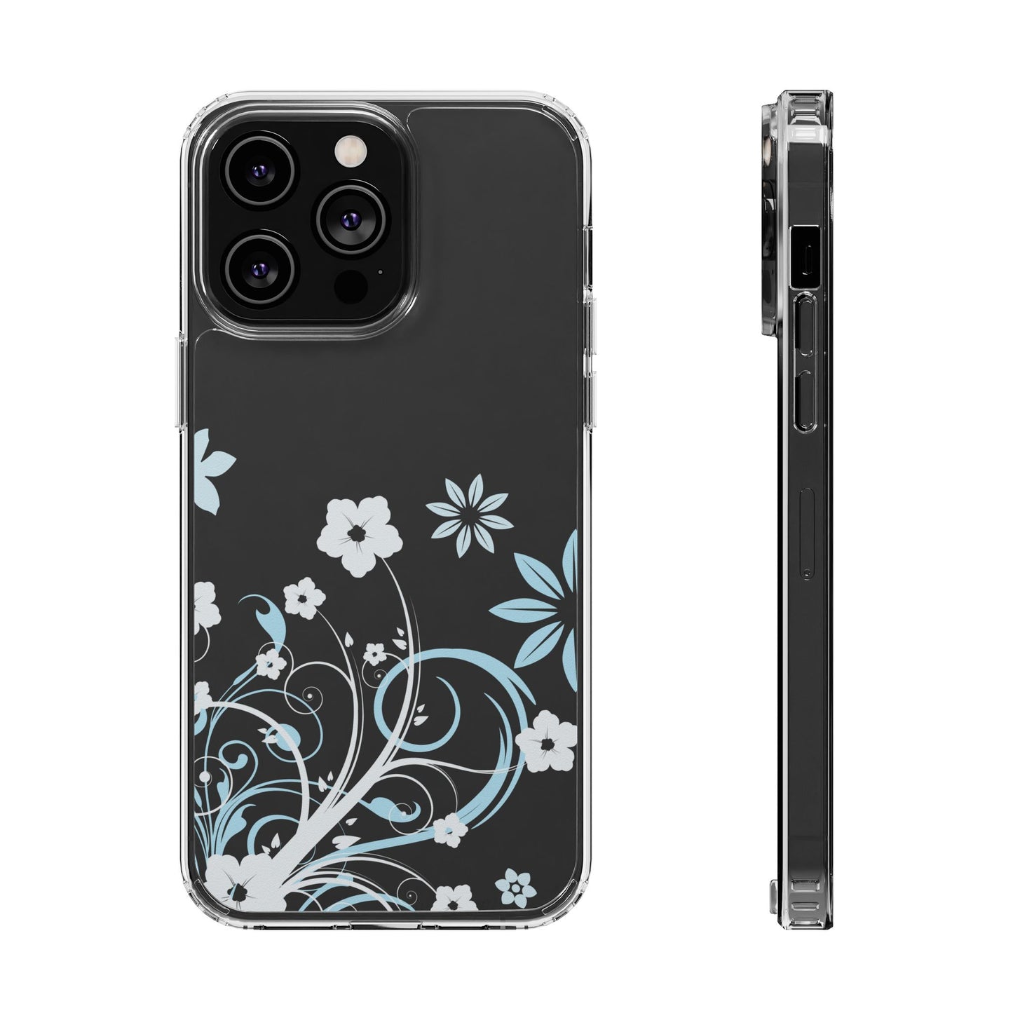 Blue Haze Clear Phone Case