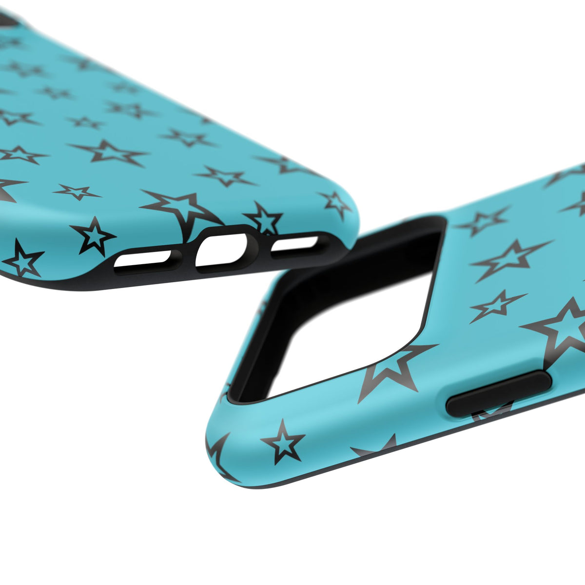 Turquoise Stars MagSafe Tough iPhone Case