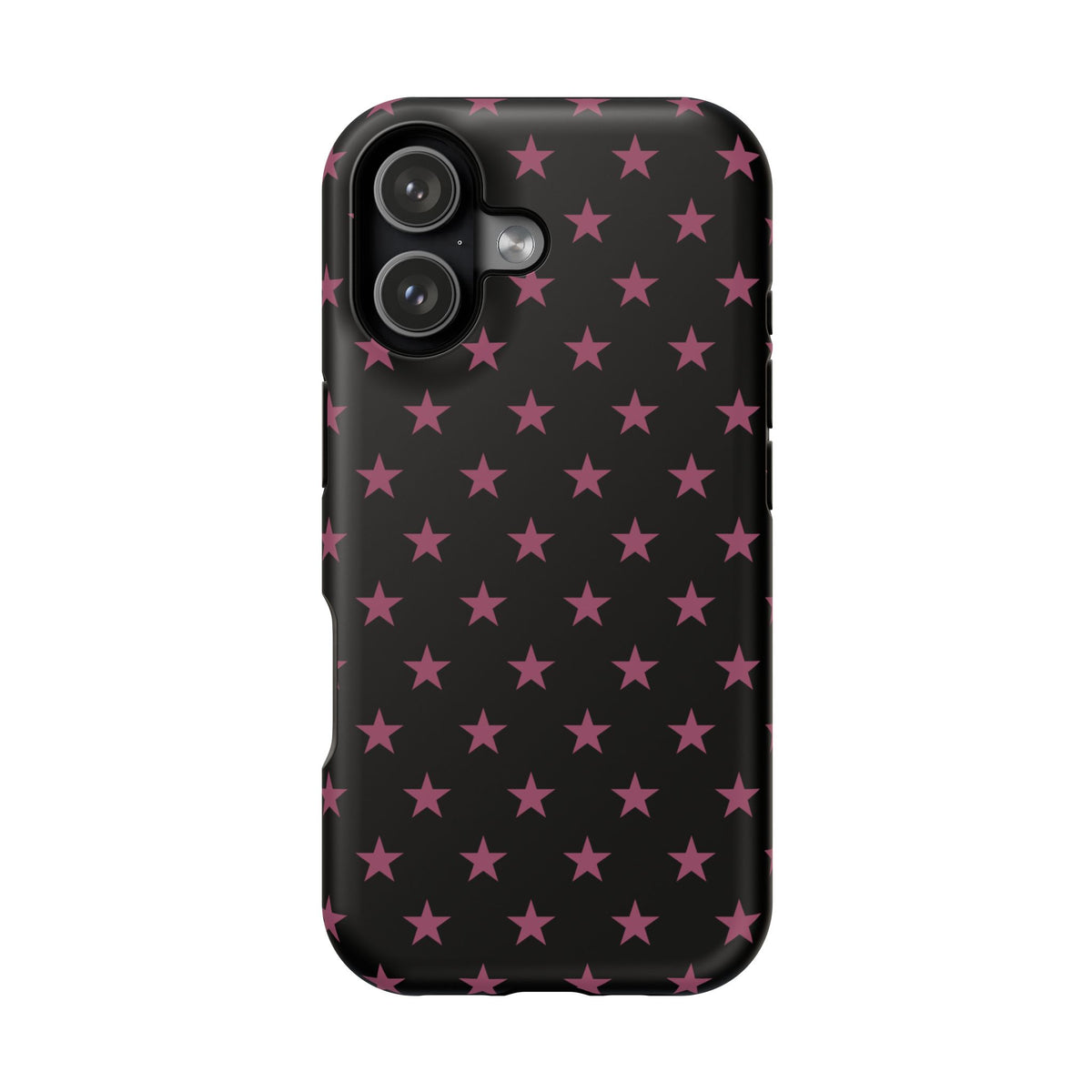 Burgundy Stars MagSafe Tough iPhone Case