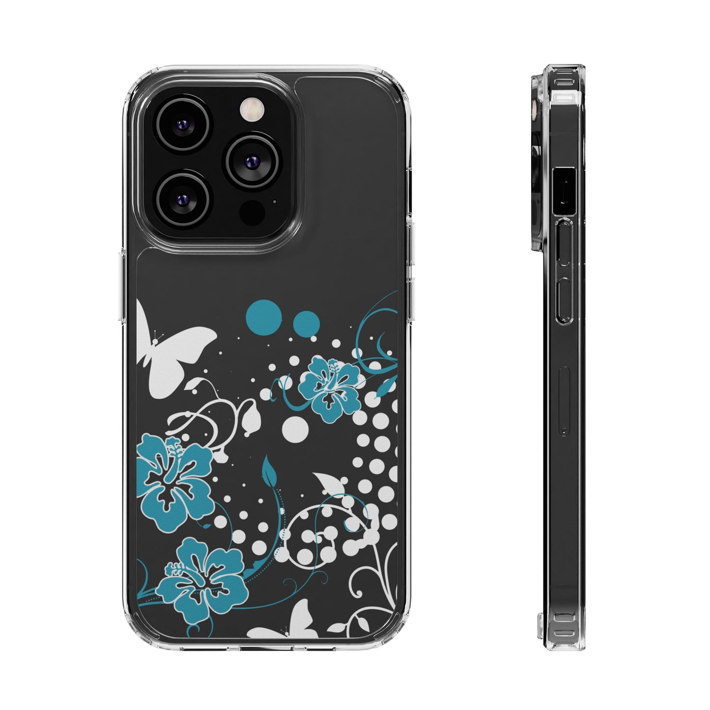 Ocean Bloom Clear Phone Case