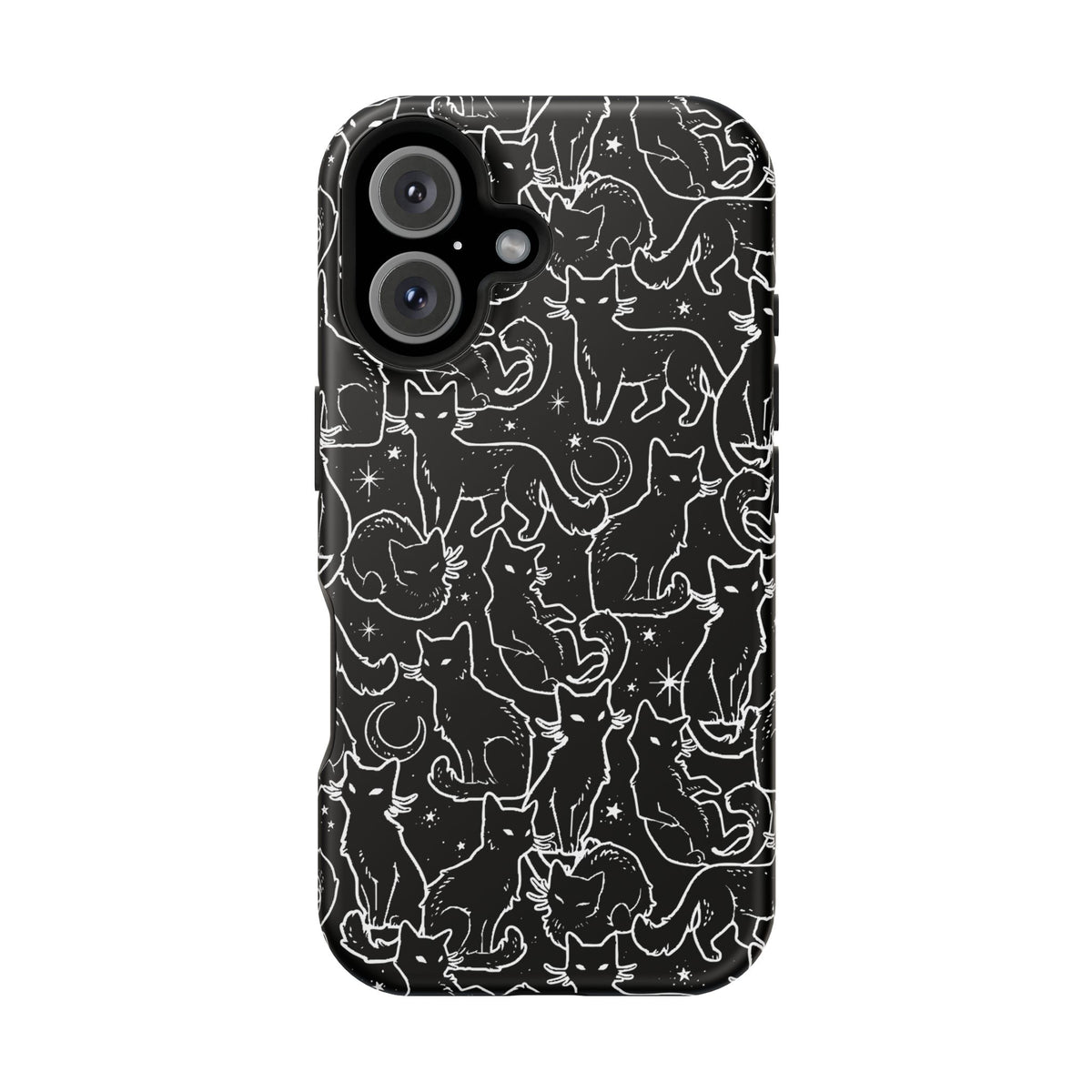 Black Cats MagSafe Tough iPhone Case