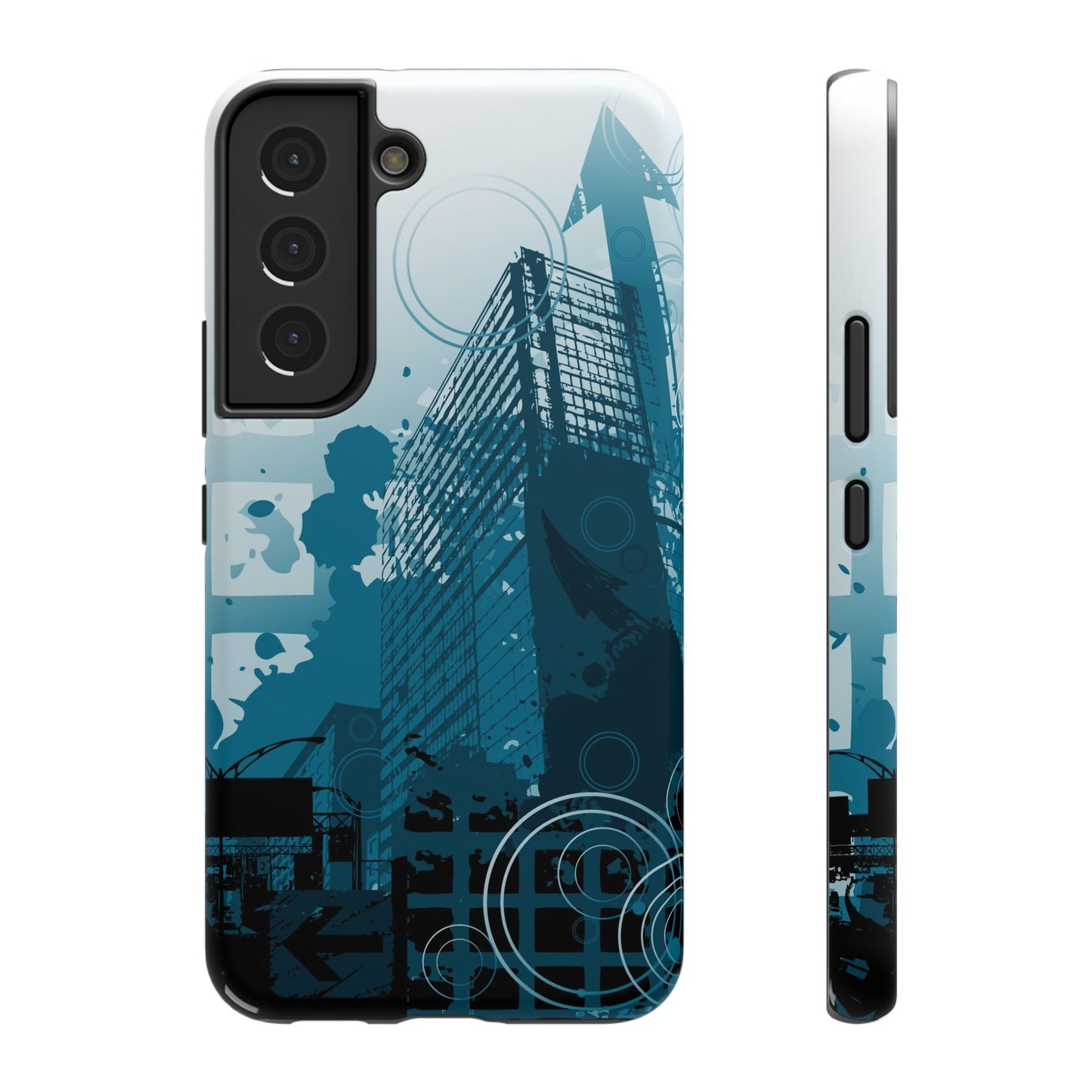 City Blue Tough Samsung Case