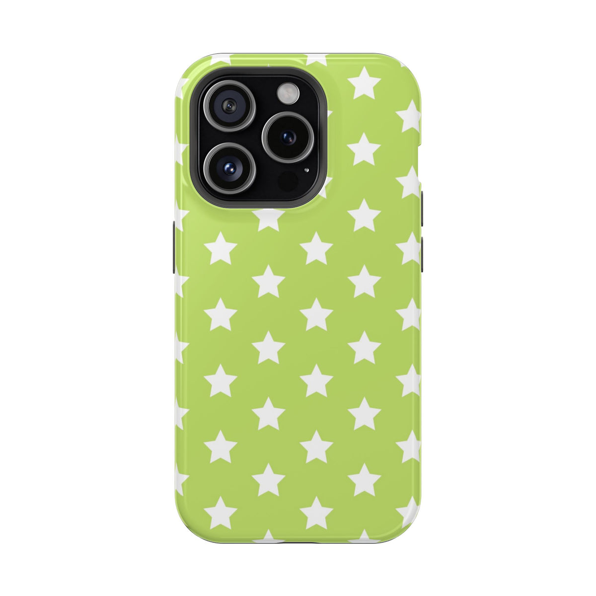 Green Stars MagSafe Tough iPhone Case