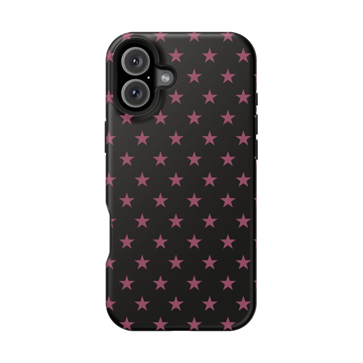 Burgundy Stars MagSafe Tough iPhone Case