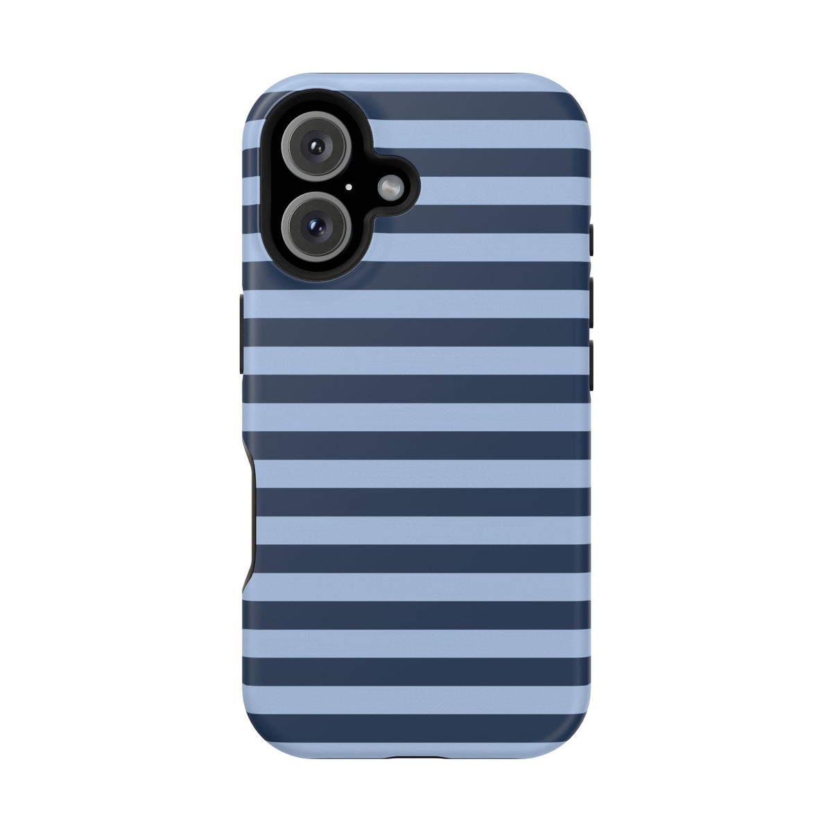 Blue Stripes MagSafe Tough iPhone Case