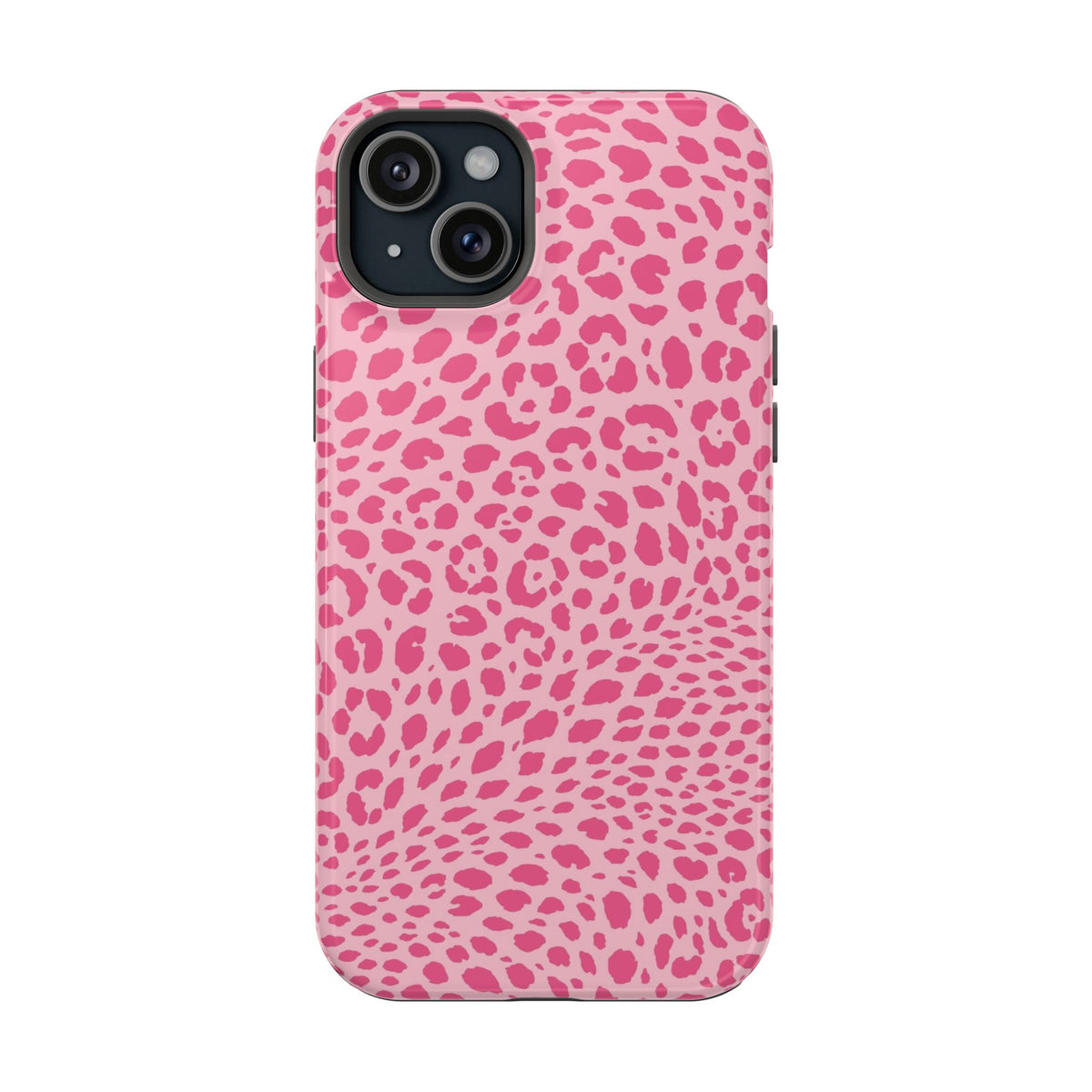 Light Pink Leopard MagSafe Tough iPhone Case