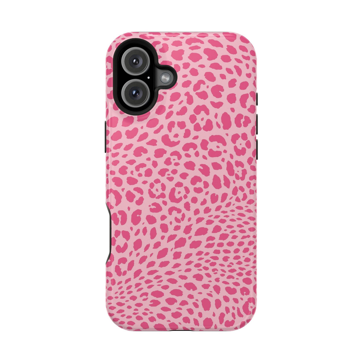Light Pink Leopard MagSafe Tough iPhone Case
