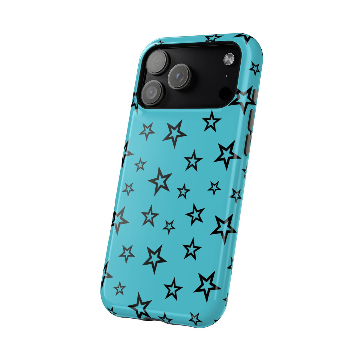 Turquoise Stars MagSafe Tough iPhone Case