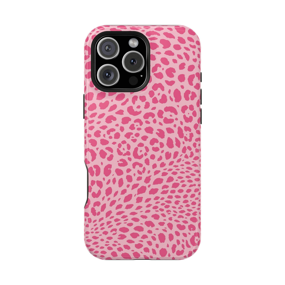 Light Pink Leopard MagSafe Tough iPhone Case