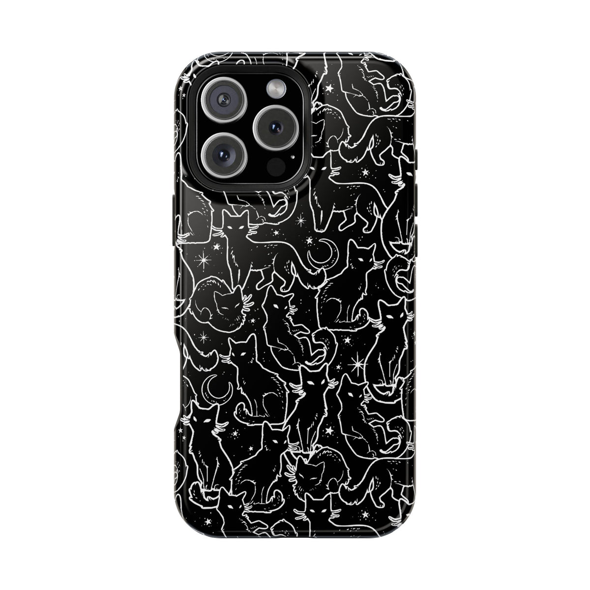 Black Cats MagSafe Tough iPhone Case