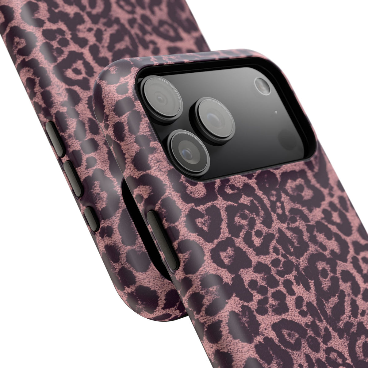 Purple Leopard MagSafe Tough iPhone Case