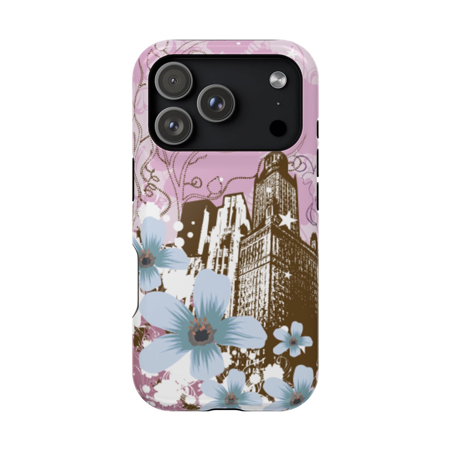 Purple City Tough iPhone Case