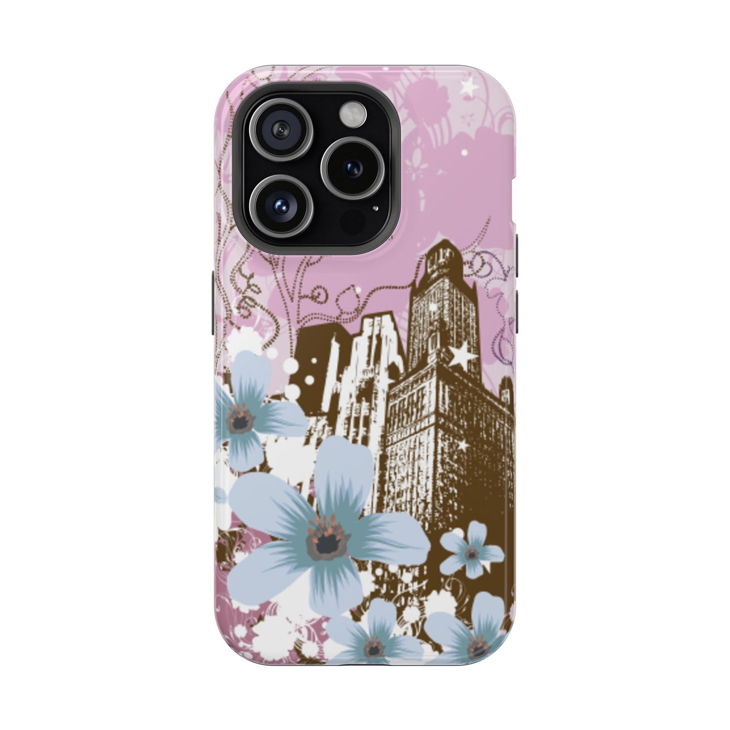 Purple City Tough iPhone Case