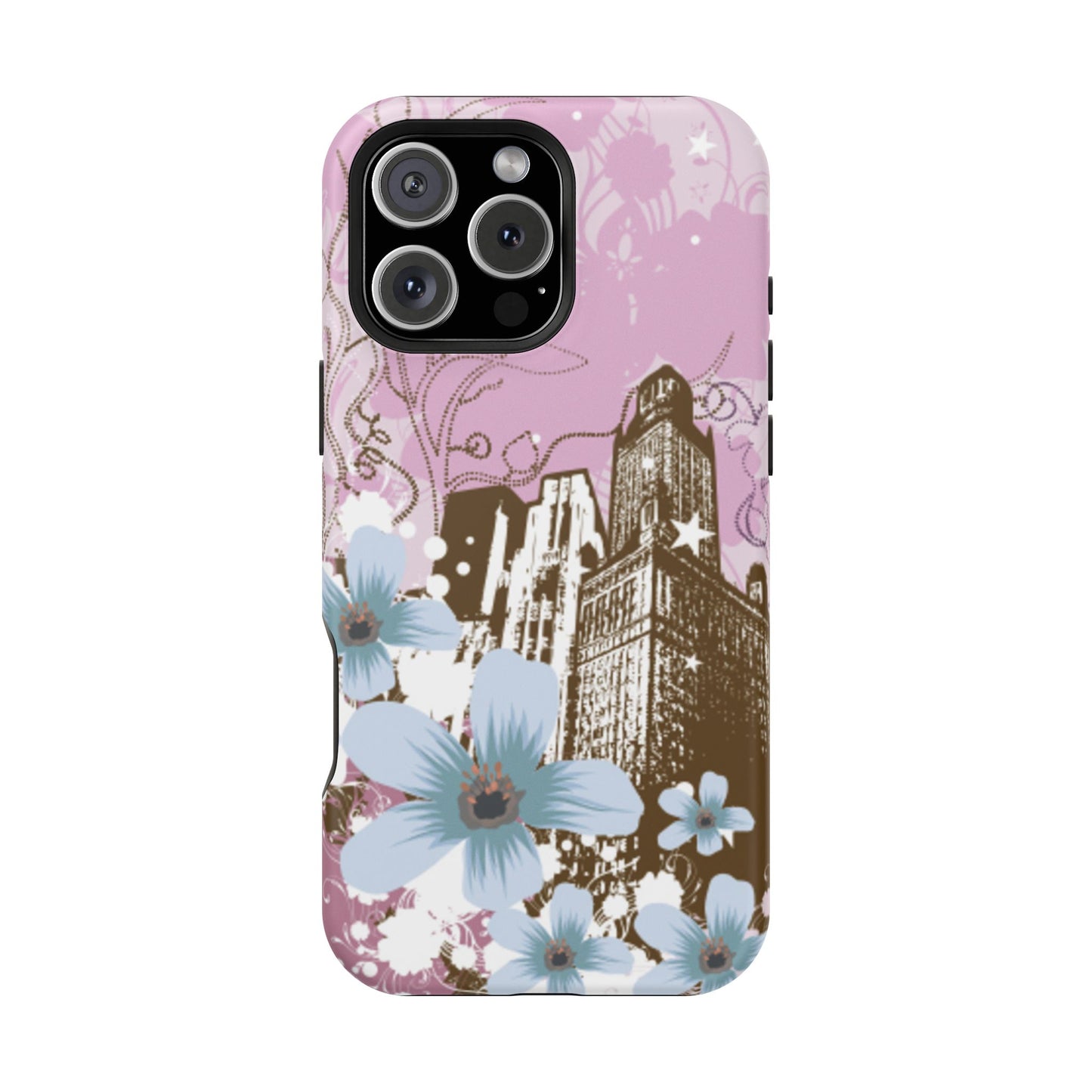 Purple City Tough iPhone Case