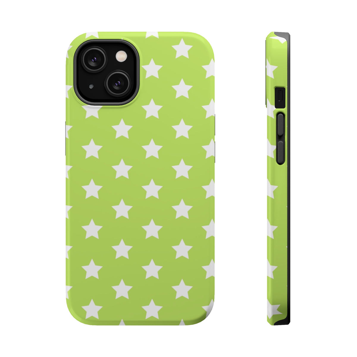 Green Stars MagSafe Tough iPhone Case