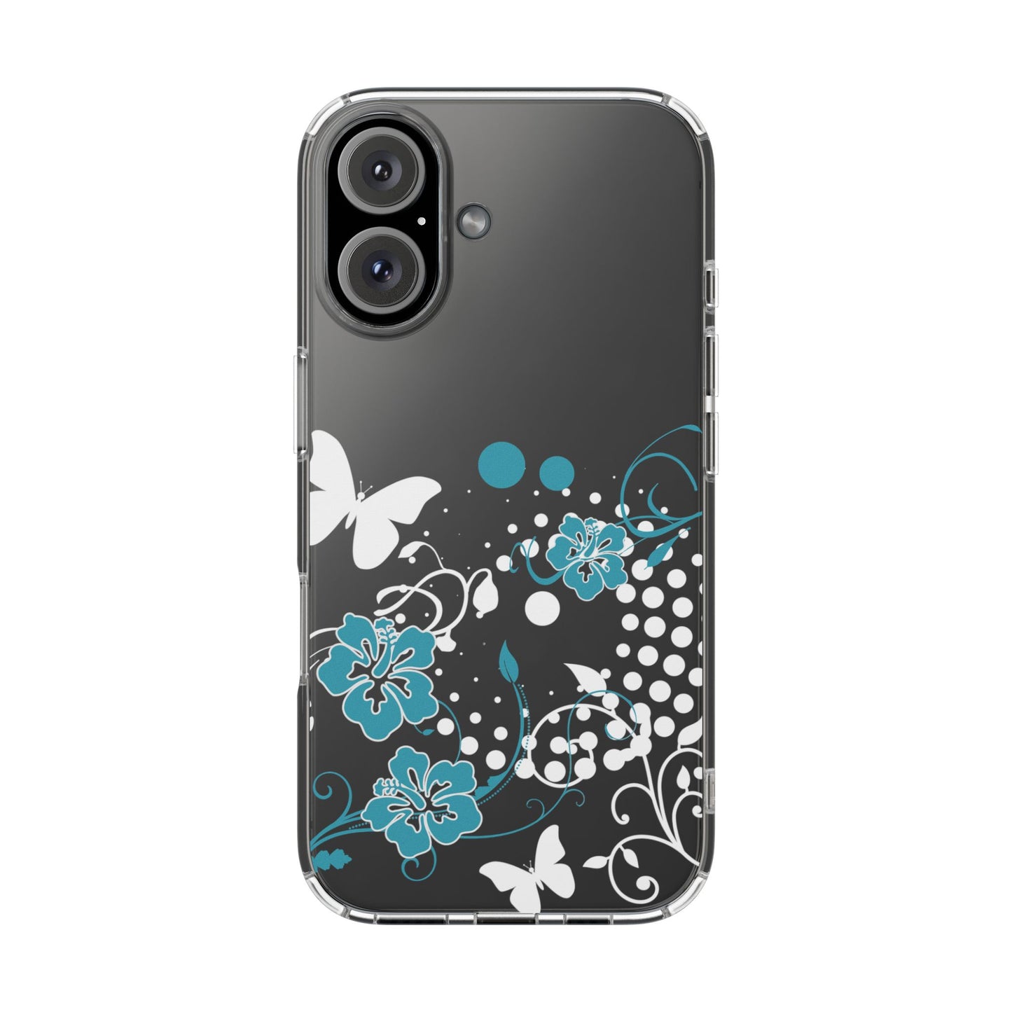 Ocean Bloom Clear Phone Case