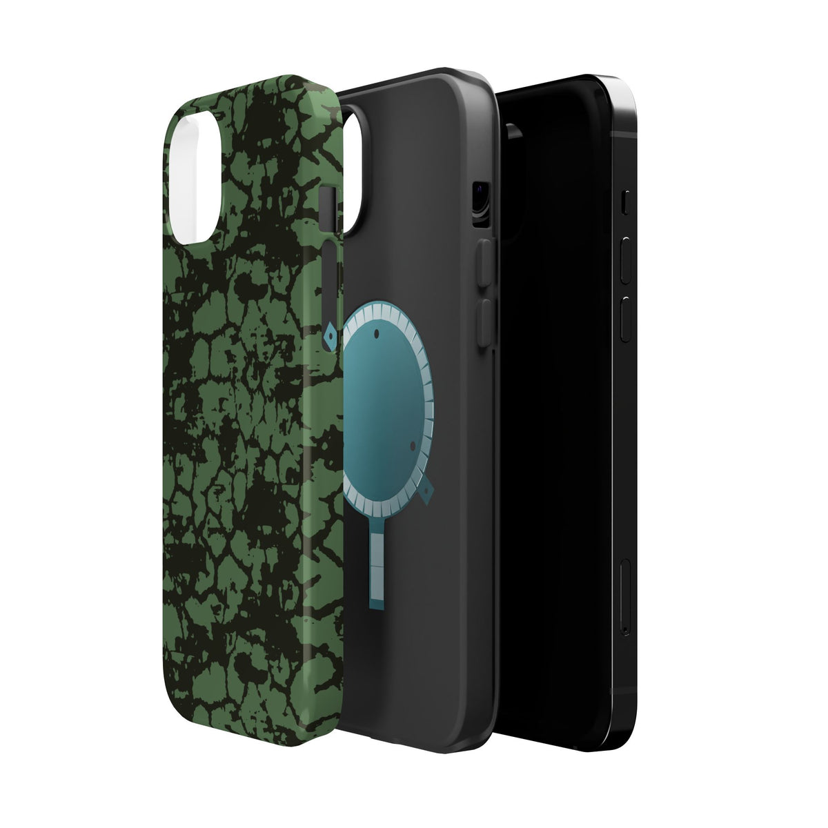 Faded Green Giraffe MagSafe Tough iPhone Case