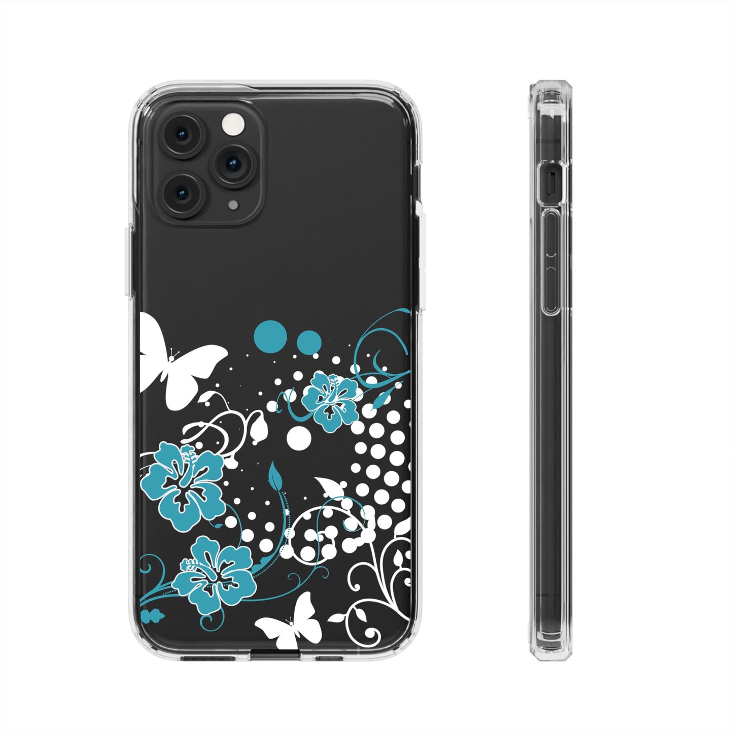 Ocean Bloom Clear Phone Case