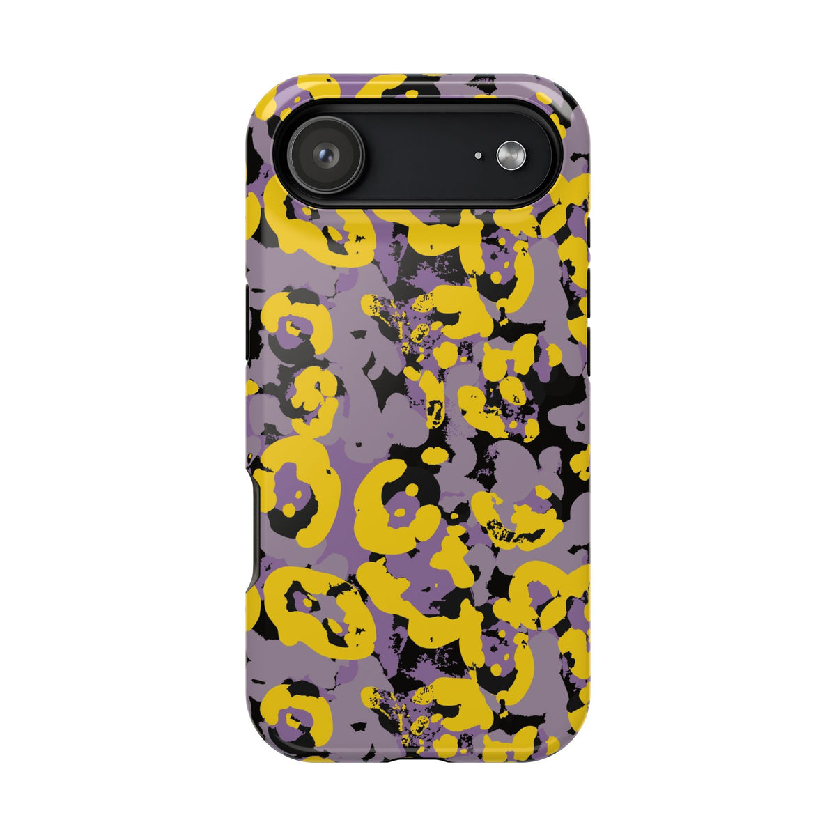 Yellow Leopard MagSafe Tough iPhone Case