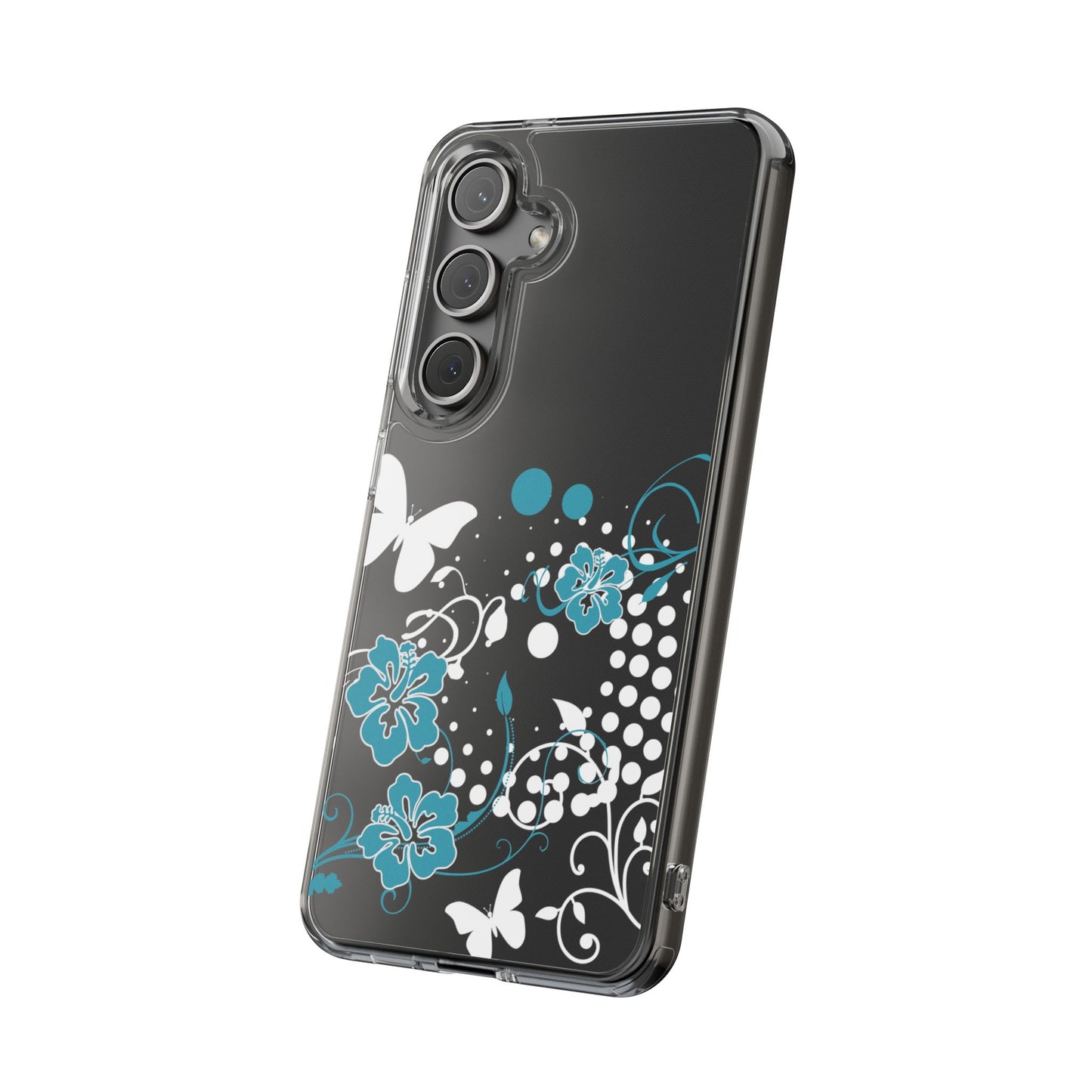 Ocean Bloom Clear Phone Case