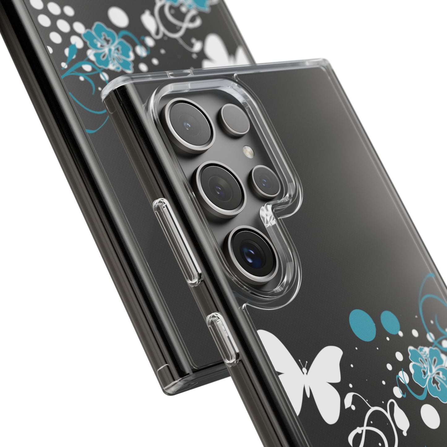 Ocean Bloom Clear Phone Case