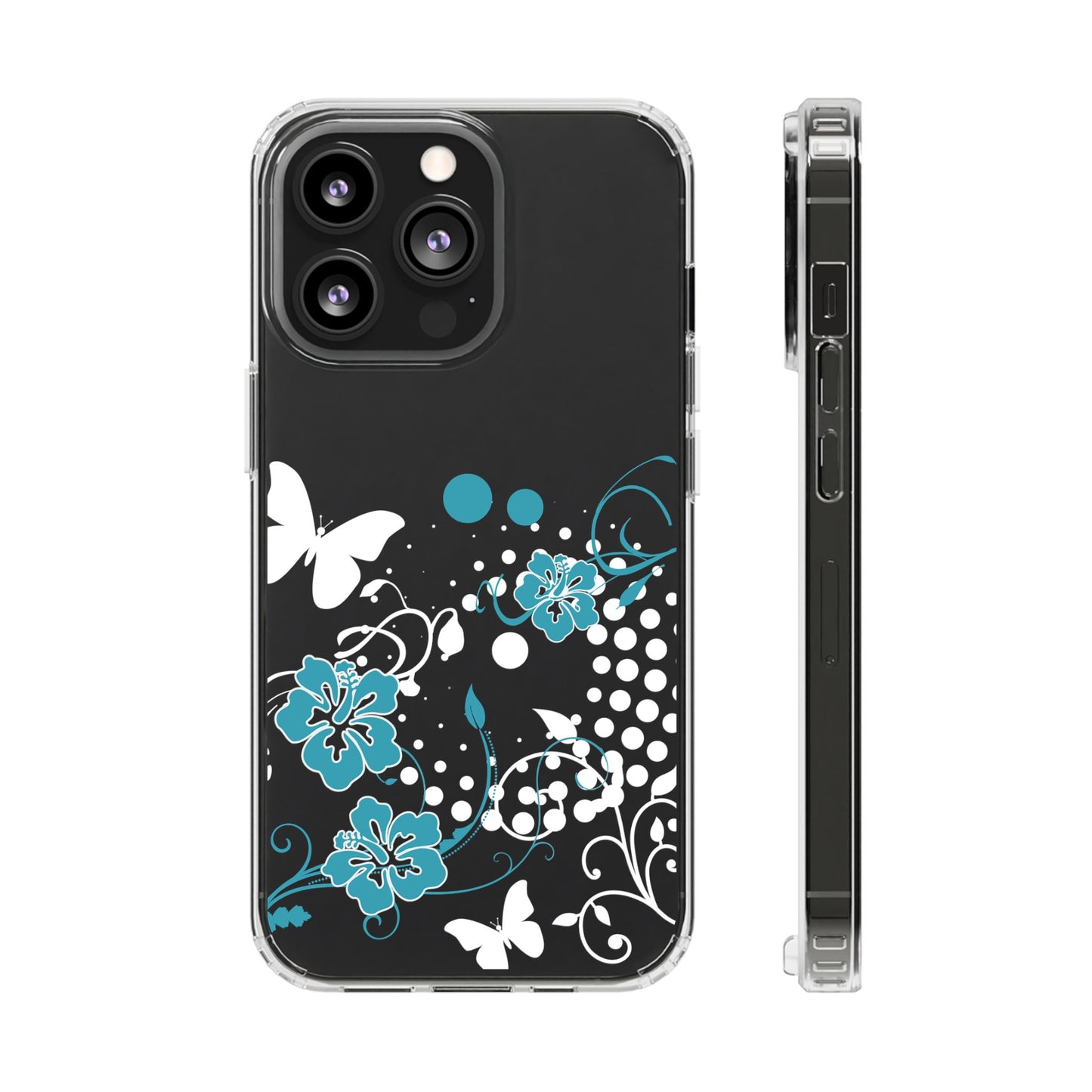 Ocean Bloom Clear Phone Case