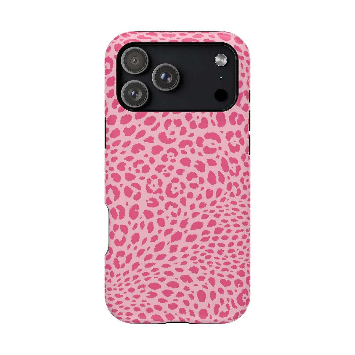 Light Pink Leopard MagSafe Tough iPhone Case