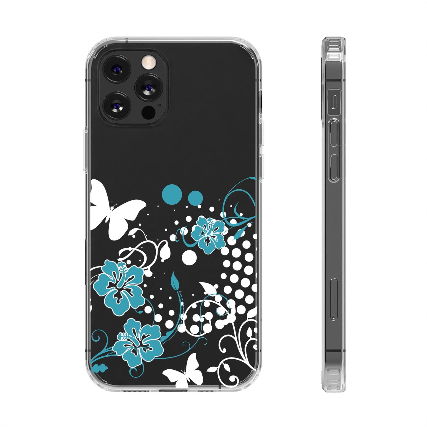 Ocean Bloom Clear Phone Case