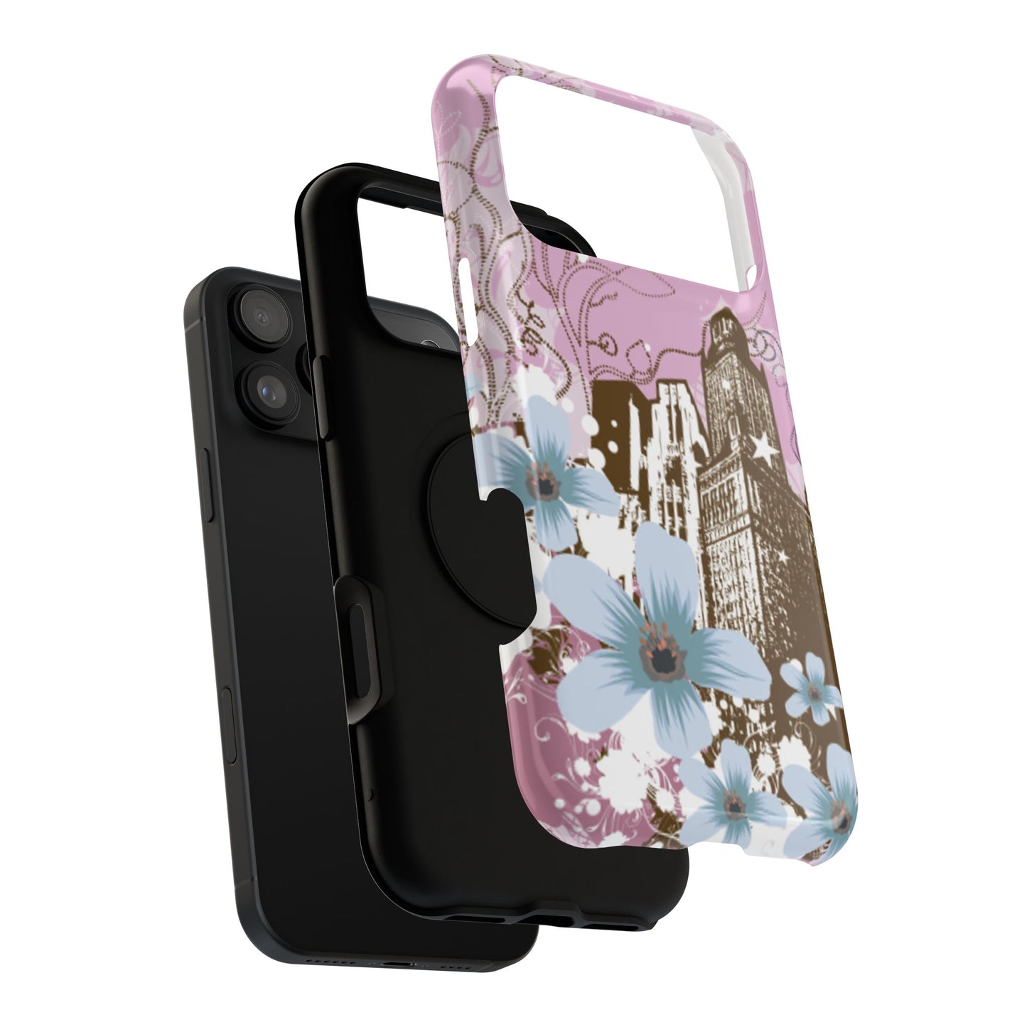 Purple City Tough iPhone Case