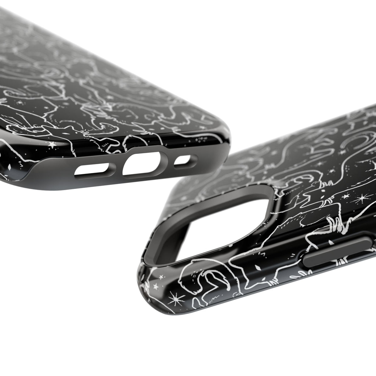 Black Cats MagSafe Tough iPhone Case