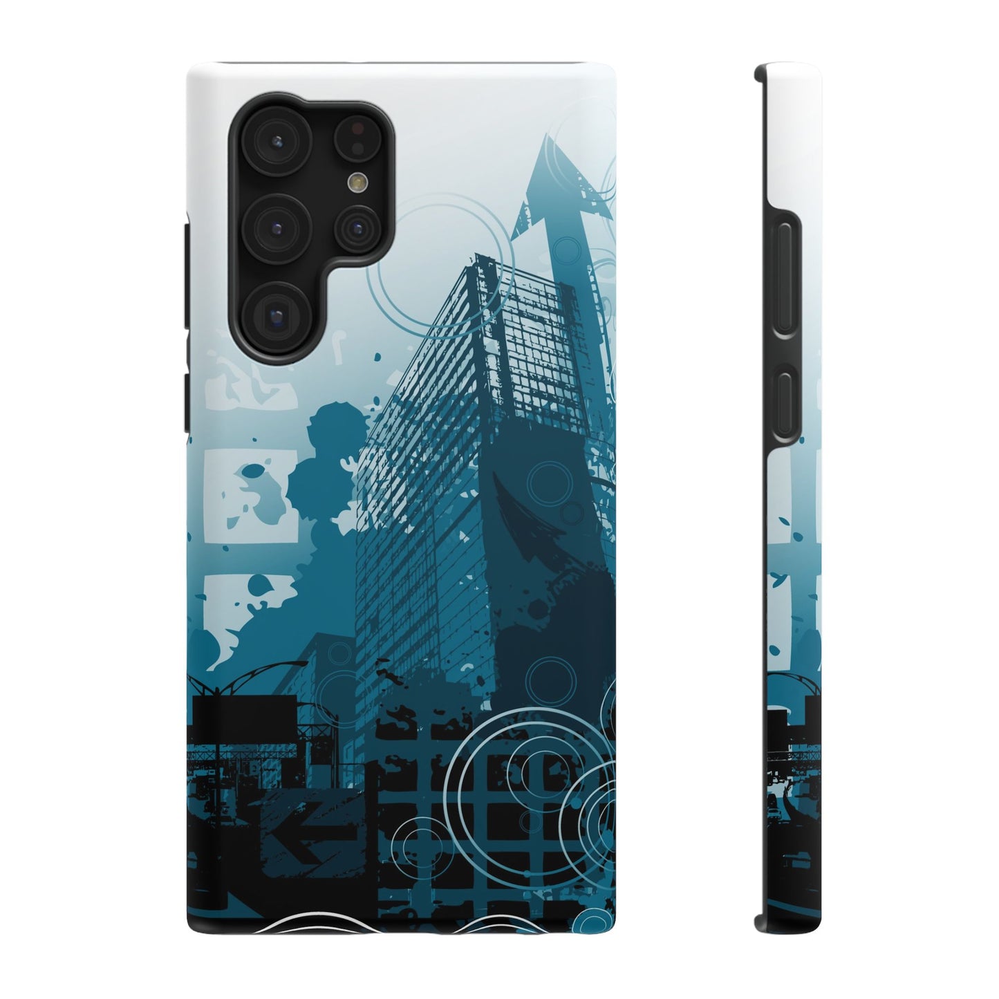 City Blue Tough Samsung Case