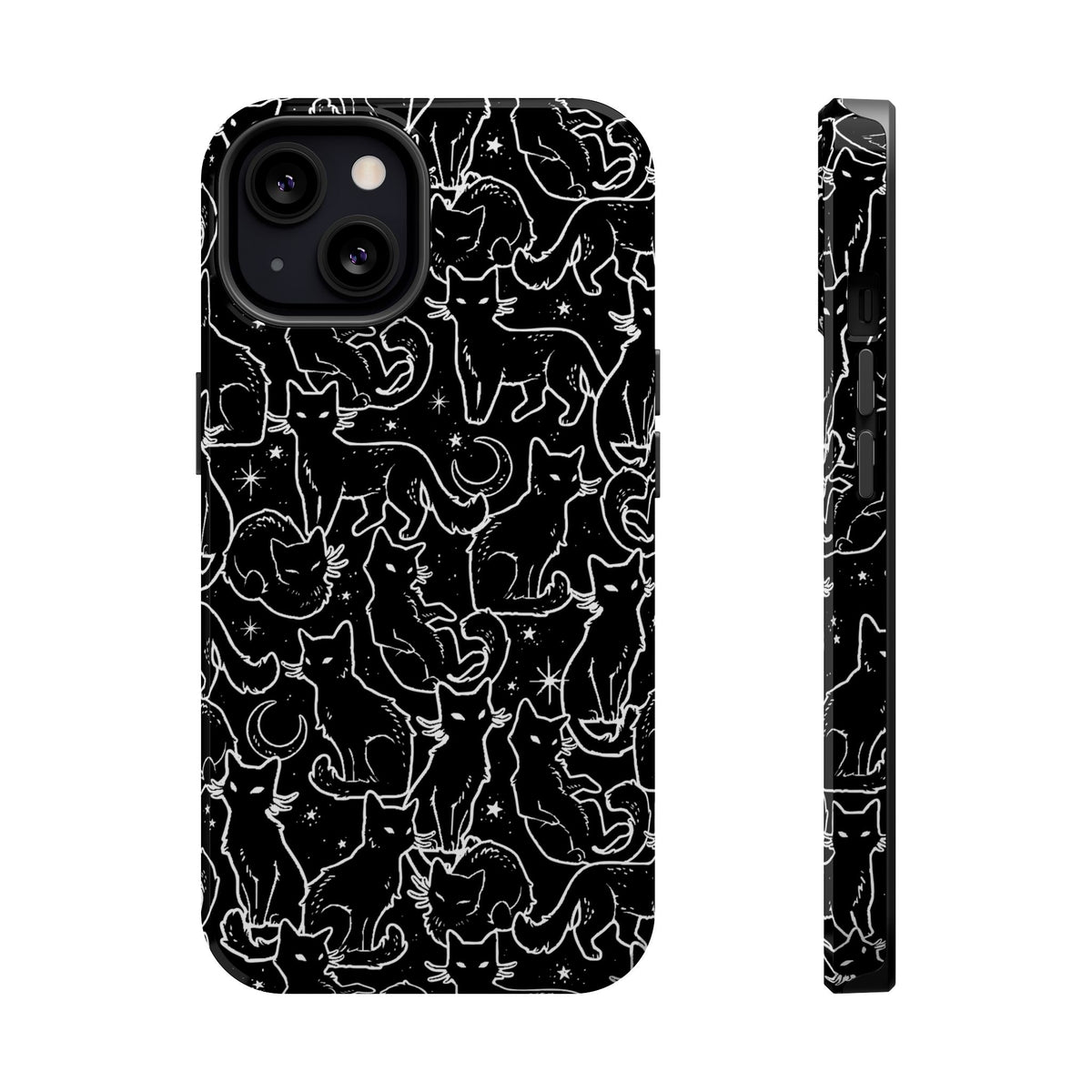 Black Cats MagSafe Tough iPhone Case