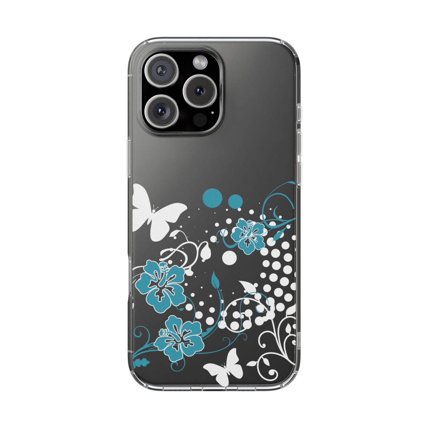 Ocean Bloom Clear Phone Case