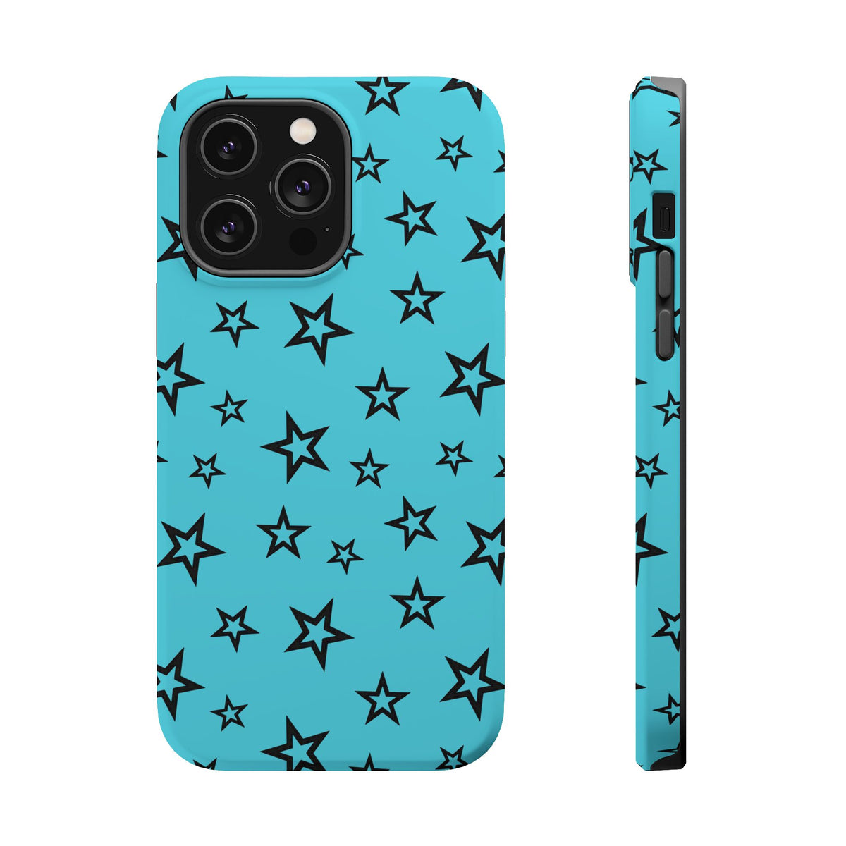 Turquoise Stars MagSafe Tough iPhone Case