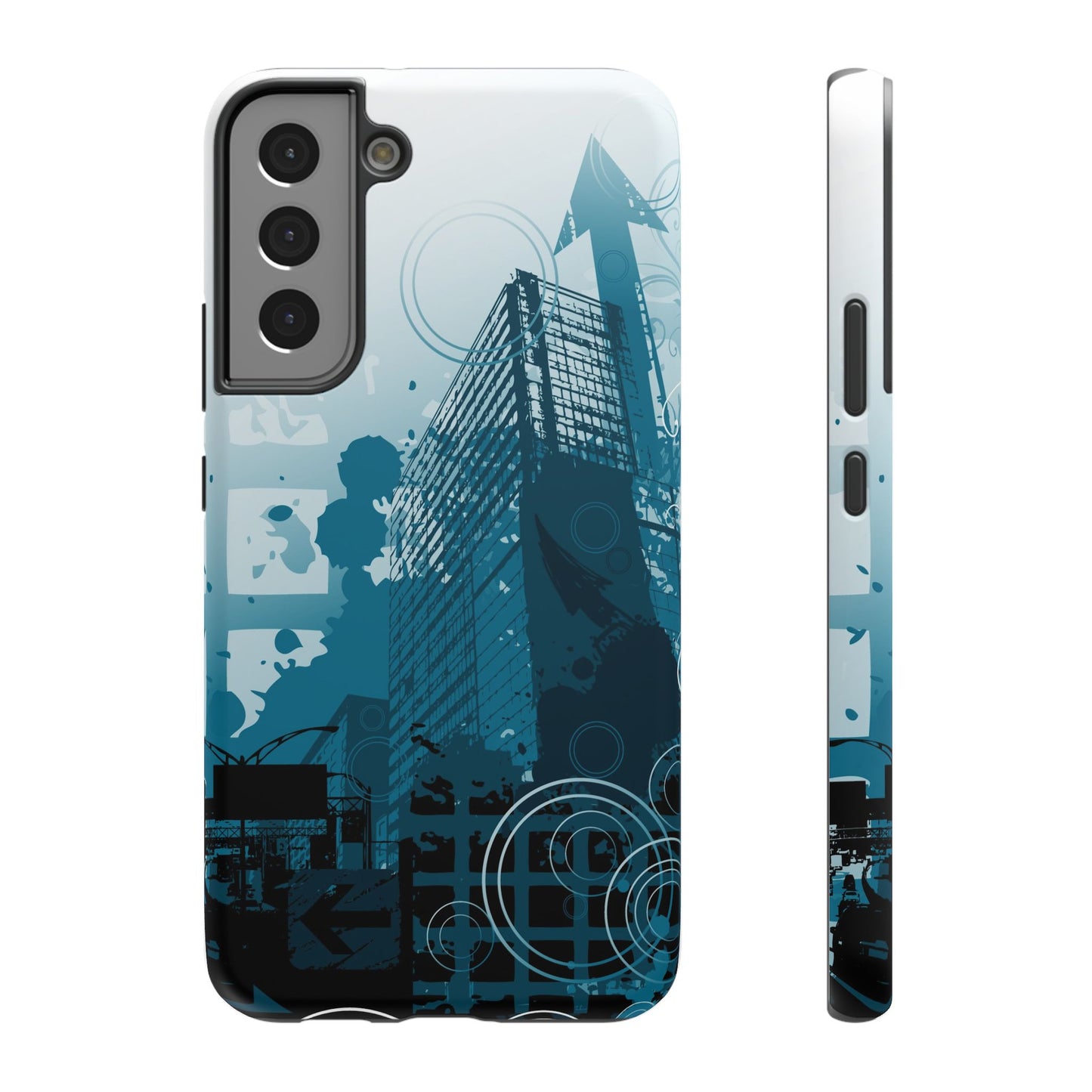 City Blue Tough Samsung Case