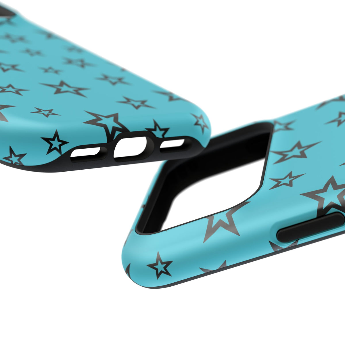 Turquoise Stars MagSafe Tough iPhone Case