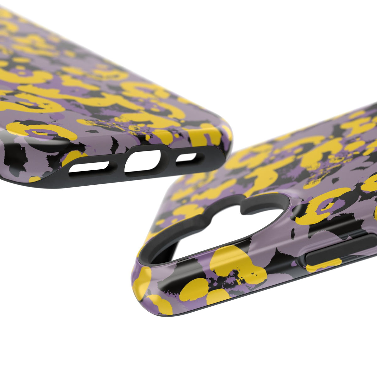 Yellow Leopard MagSafe Tough iPhone Case