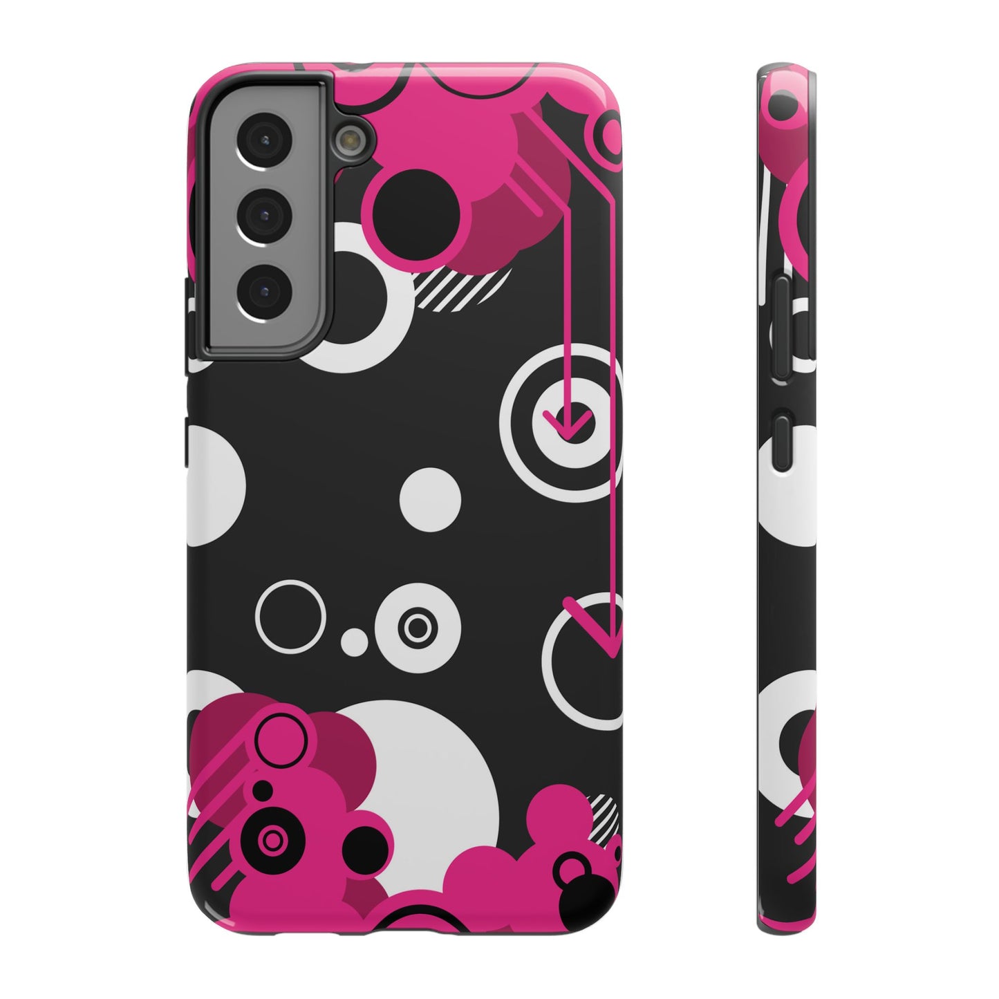 Pink Arrow Tough Samsung Case