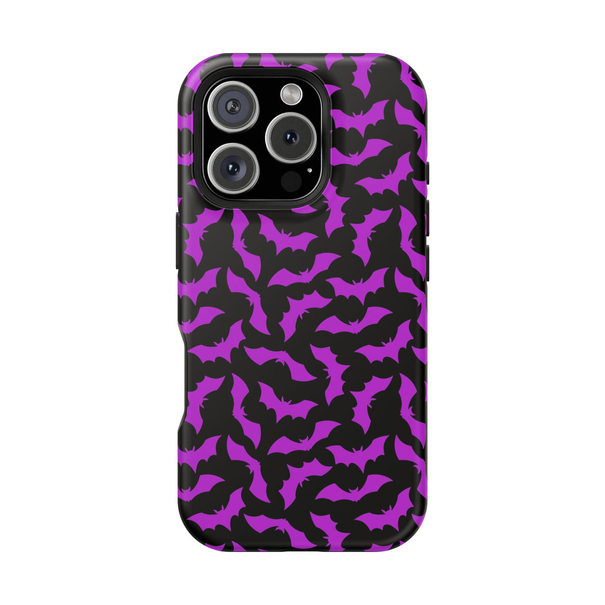 Purple Bats MagSafe Tough iPhone Case