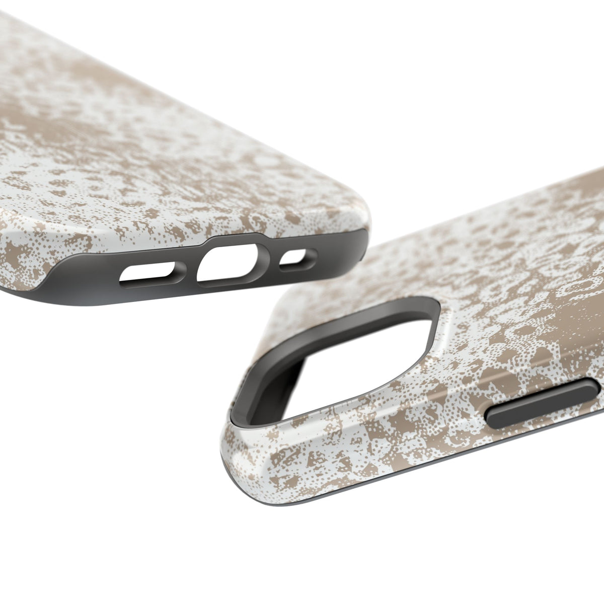 White Leopard MagSafe Tough iPhone Case