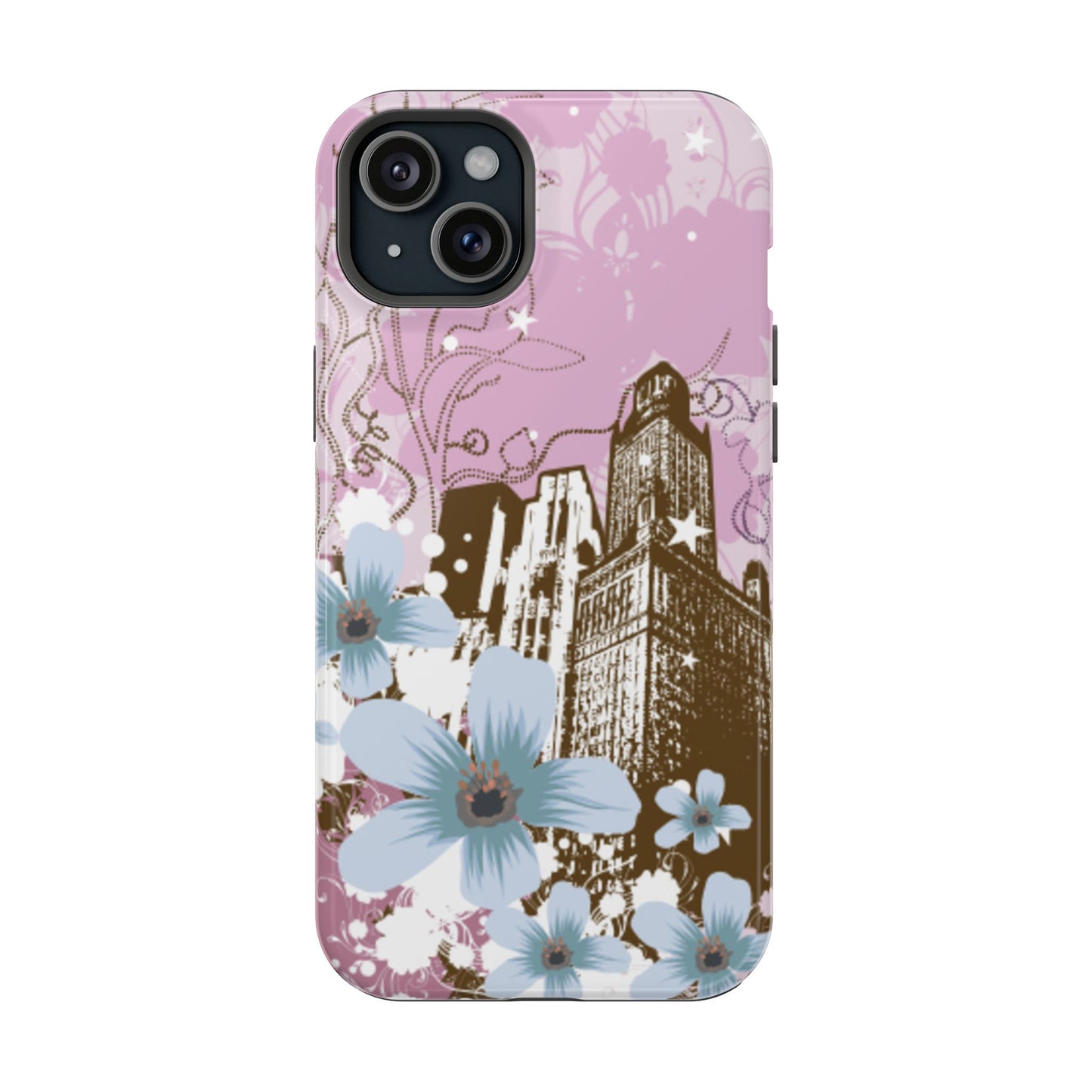 Purple City Tough iPhone Case