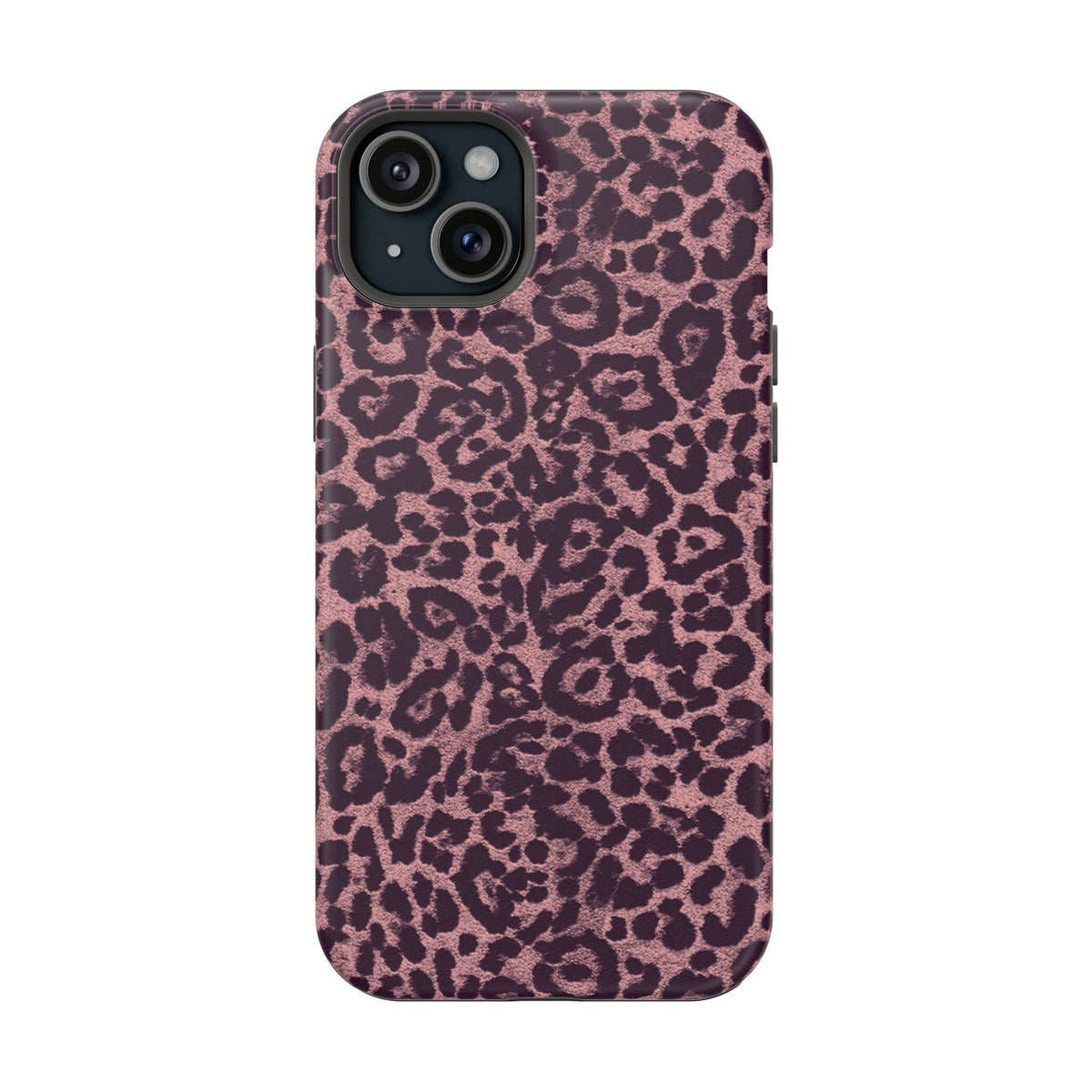 Purple Leopard MagSafe Tough iPhone Case