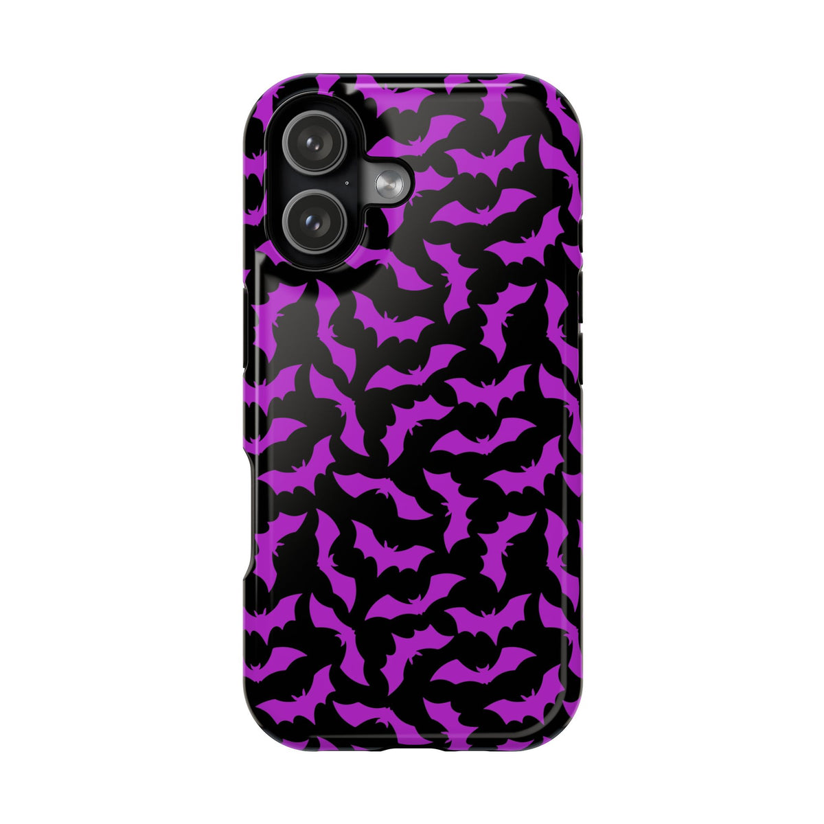 Purple Bats MagSafe Tough iPhone Case
