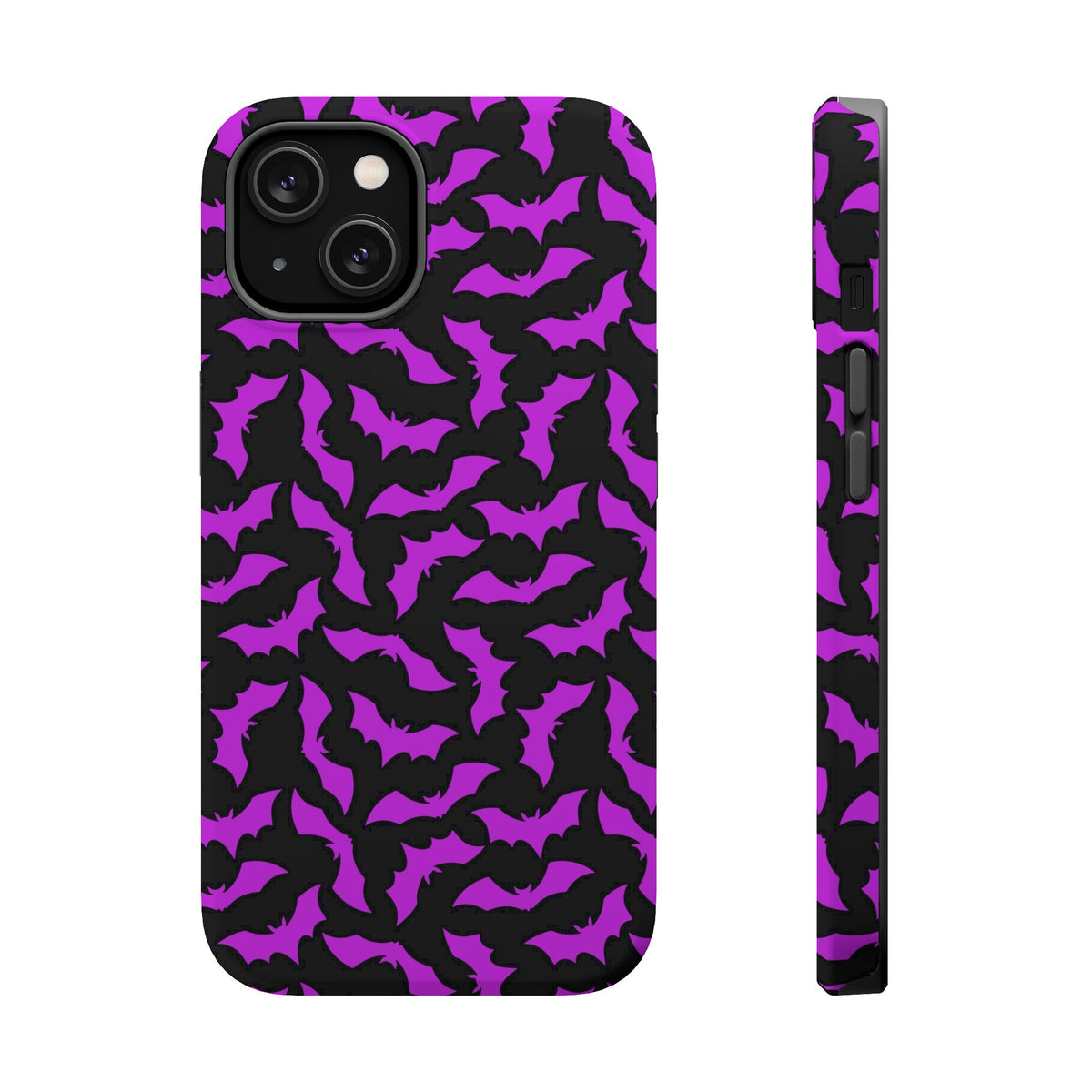 Purple Bats MagSafe Tough iPhone Case