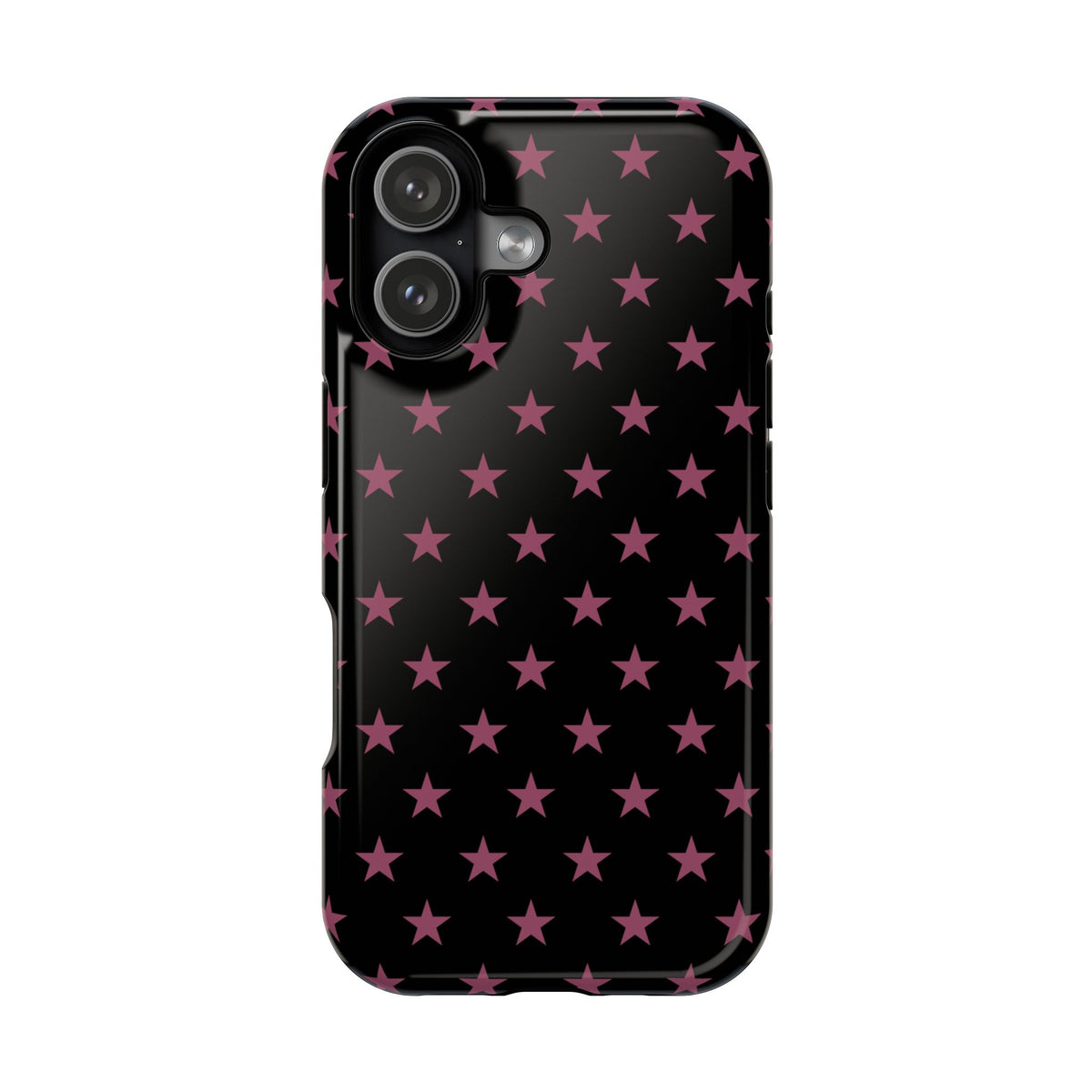 Burgundy Stars MagSafe Tough iPhone Case