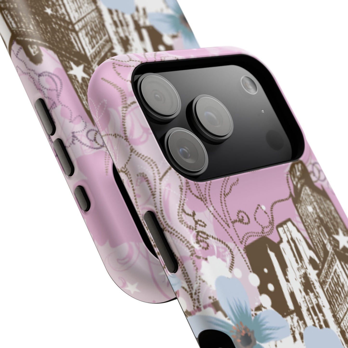 Purple City Tough iPhone Case